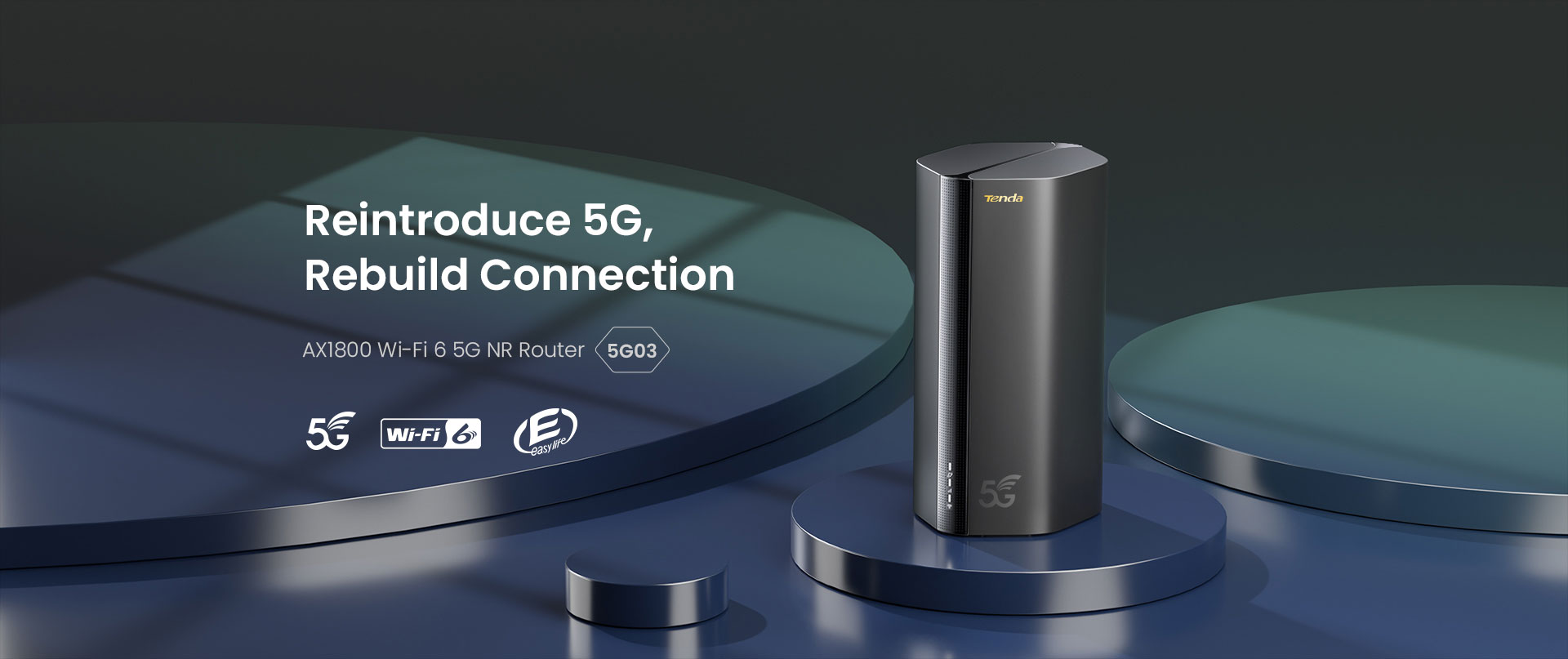 5G03 AX1800 Wi-Fi 6 5G NR Router -Tenda (Saudi Arabia)