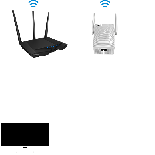 Tenda A15 AC750 Dual Band WiFi Repeater-Tenda US